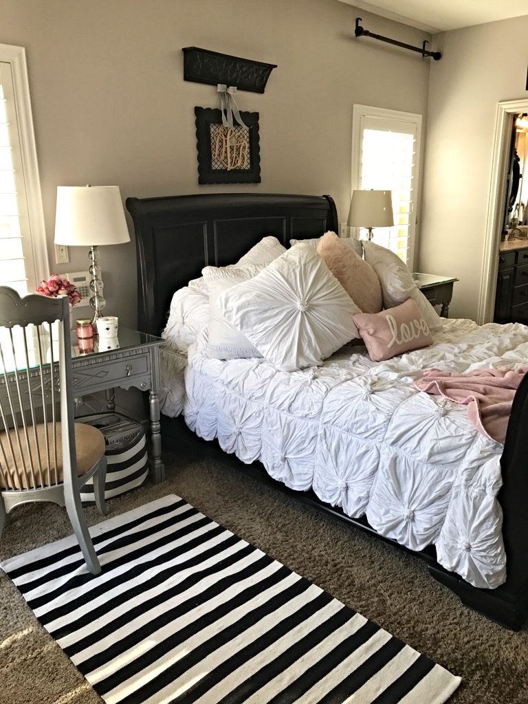 Master Bedroom Spring redo Queen size bedding