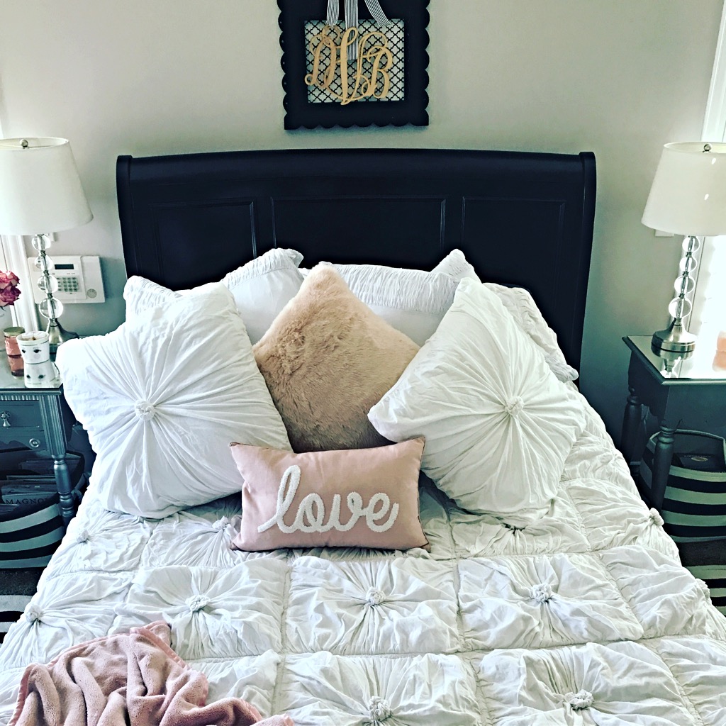 Master Bedroom Spring redo Queen size bedding anthropologie