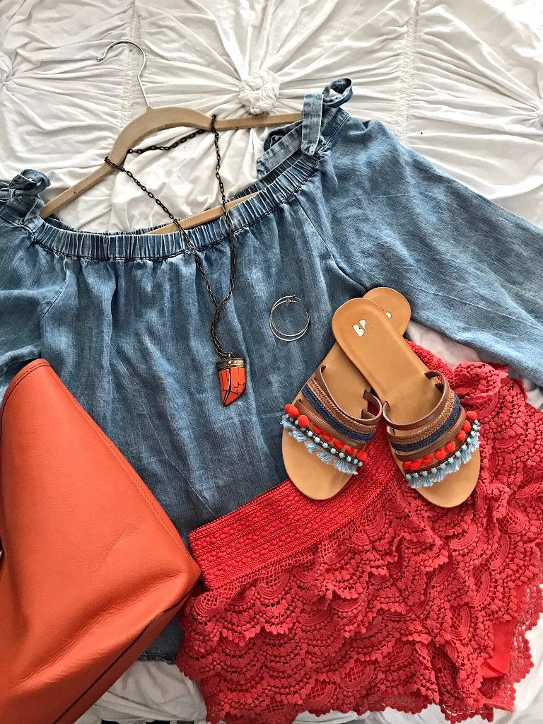 prepping your clothes for the week #flatlay