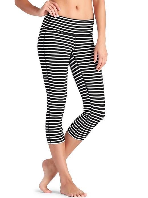 Athleta stripes Chaturang Capri