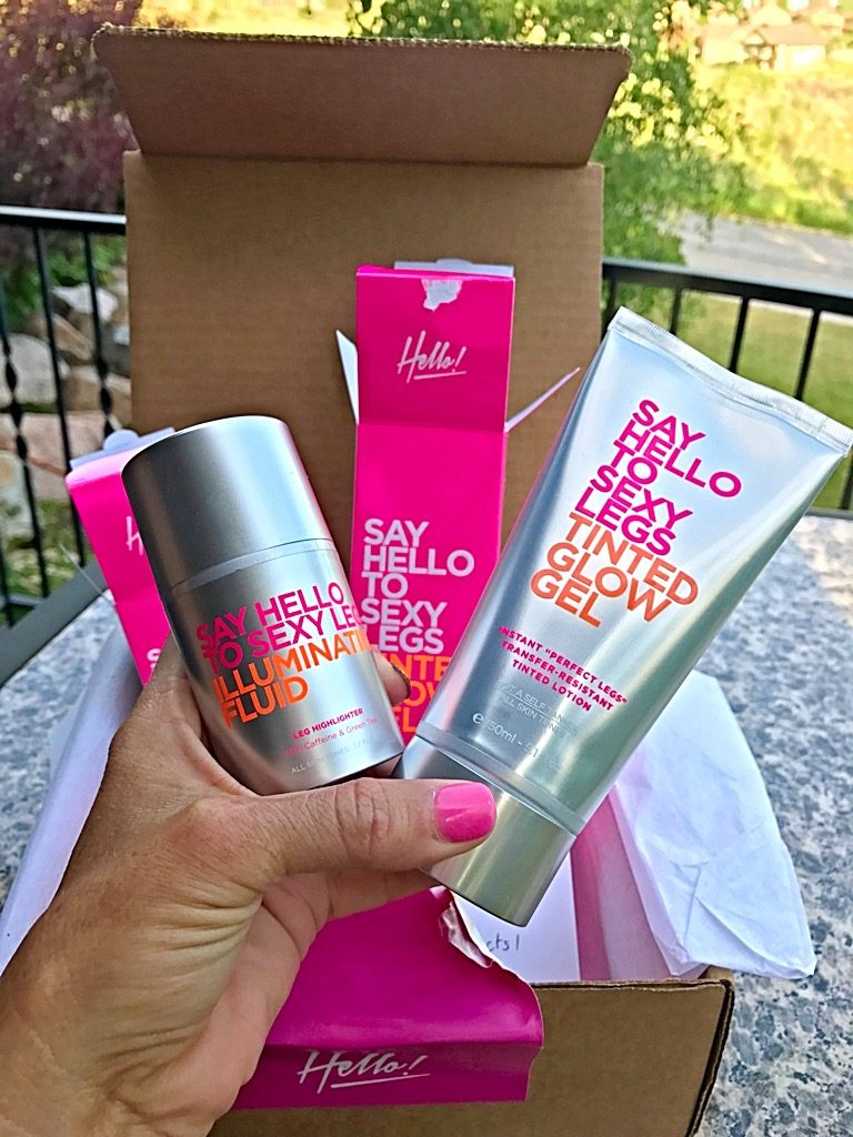 say hello sexy legs tinted glow