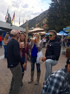 shopping and eating and drinking