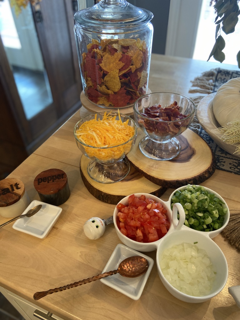 Baked Potato Bar and Turkey Chili Recipe