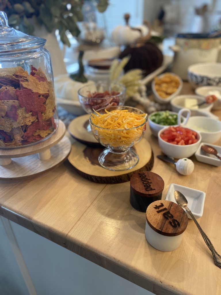 Baked Potato Bar and Turkey Chili Recipe