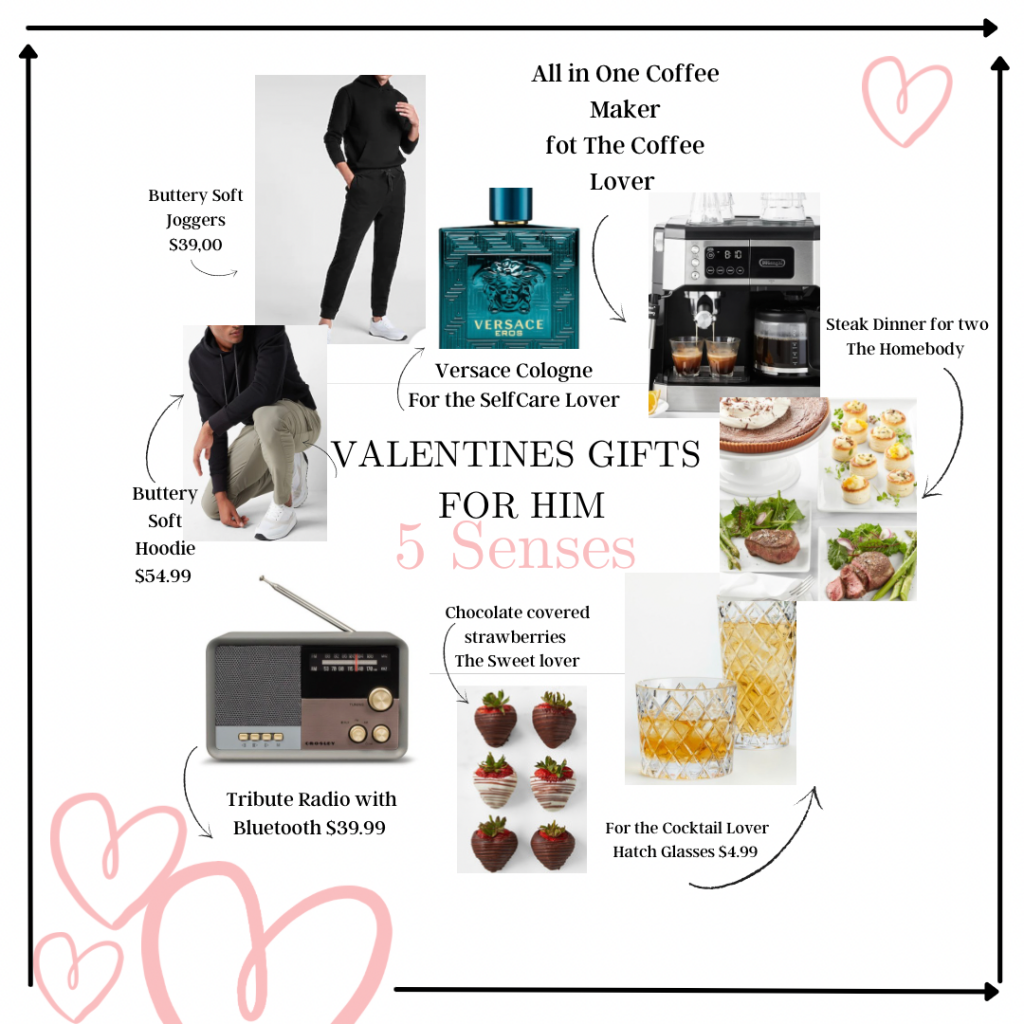 Valentines Gifts for Him, Enticing All 5 Senses