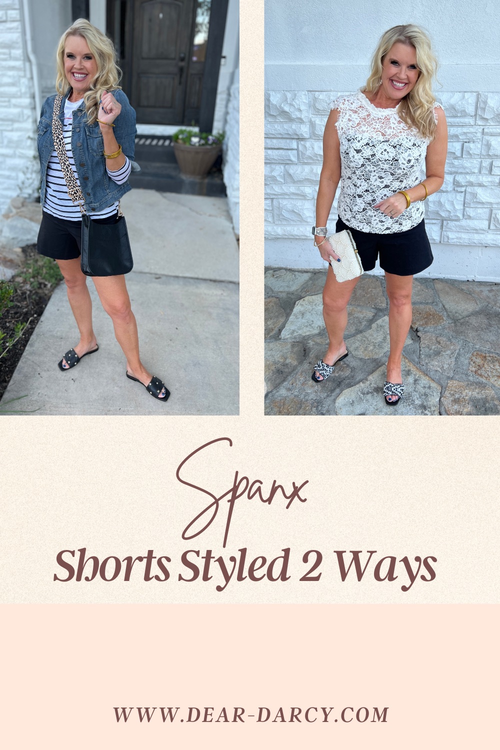 Spanx Shorts Styled 2 Ways Dear D Arcy