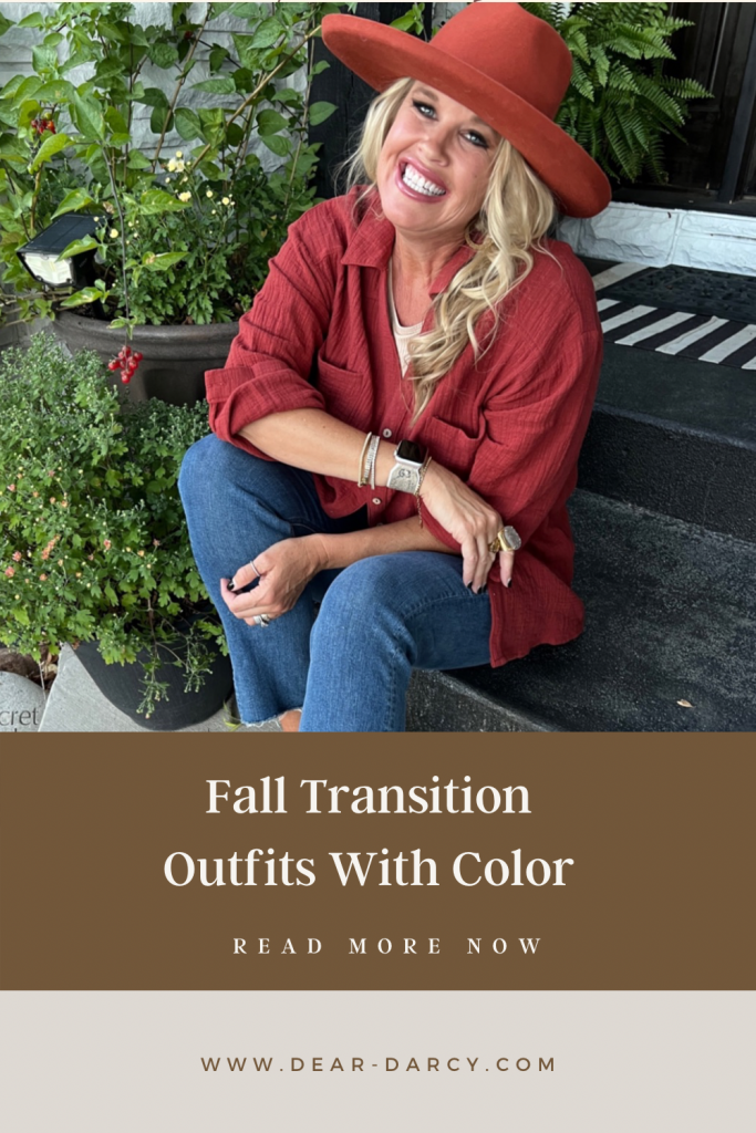 Fall Transition Fall Transition outfits with Color - Dear D'Arcy