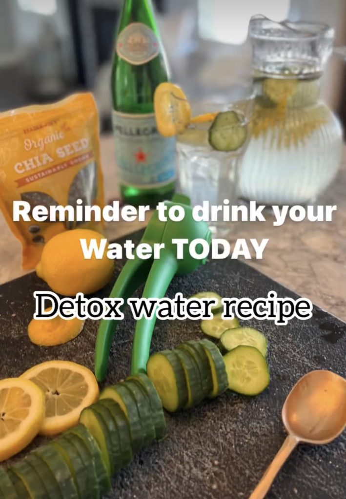 Detox Water Recipe Plus Fiber