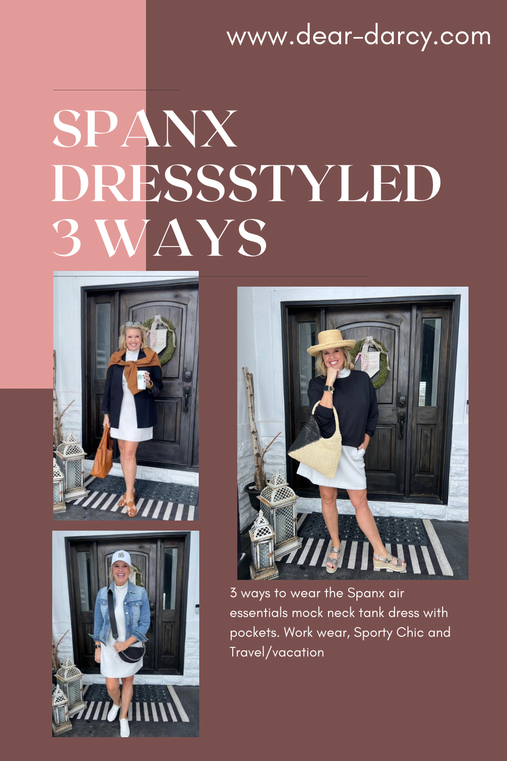 3 Ways To Style The Spanx Air Essential Dress. - Dear D'Arcy