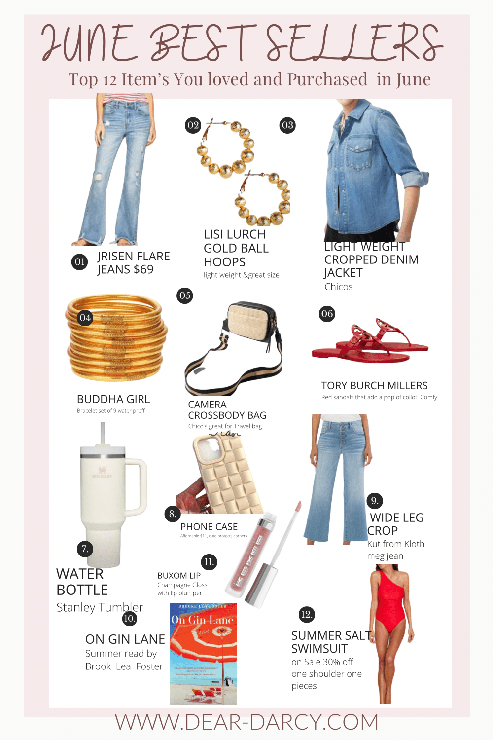 June's Top 12 Best Sellers