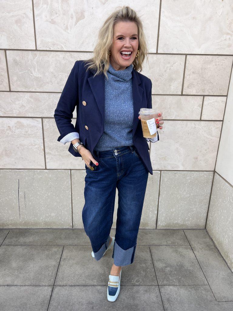 Cuffed jeans outfit shop