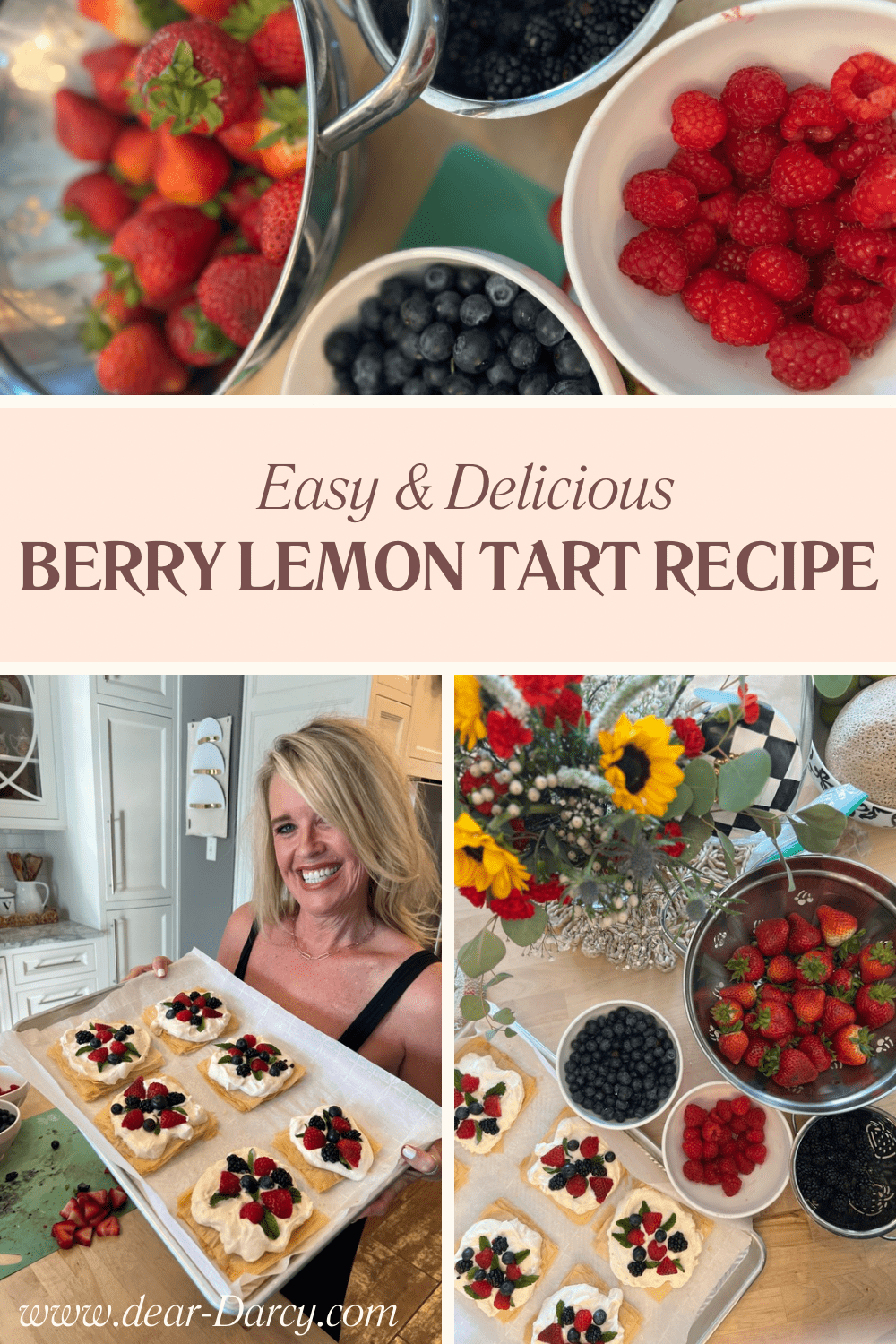 Easy Berry Lemon Tart Recipe