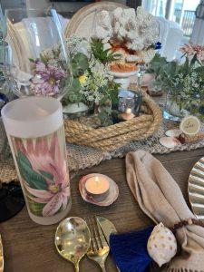 Affordable and Easy Coastal Tablescape