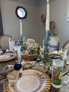 Affordable and Easy Coastal Tablescape