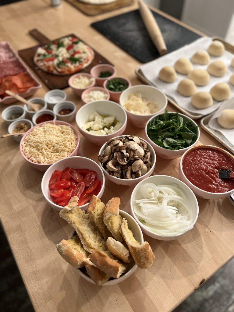 Build Your Pizza Bar for a Fun Family Meal