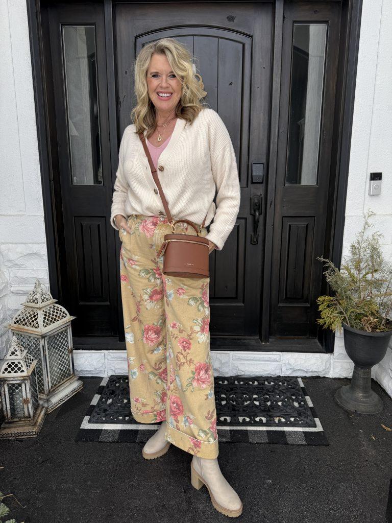 Three Ways to Style Floral Pants