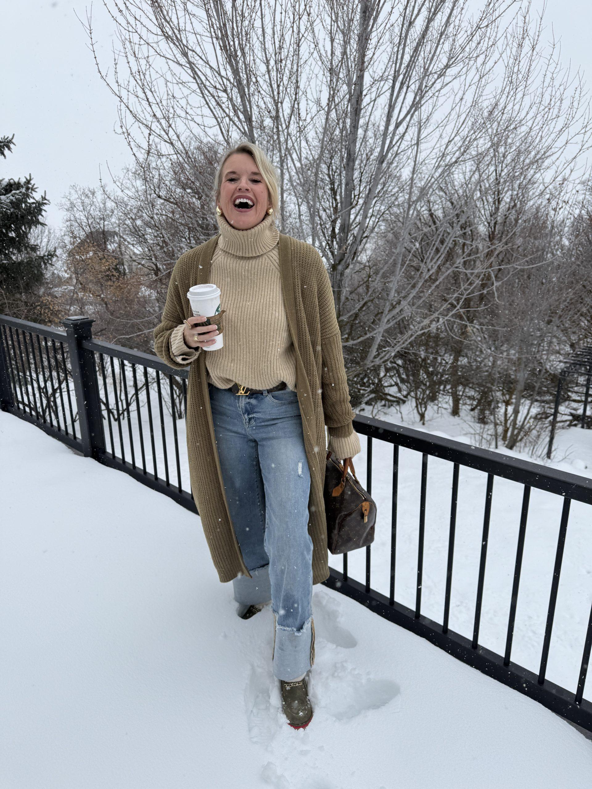 Everyday Outfit Spring Sweater Layers