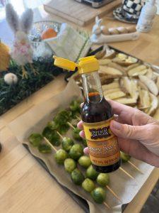 Asian Style Brussels Sprout Skewers Recipe