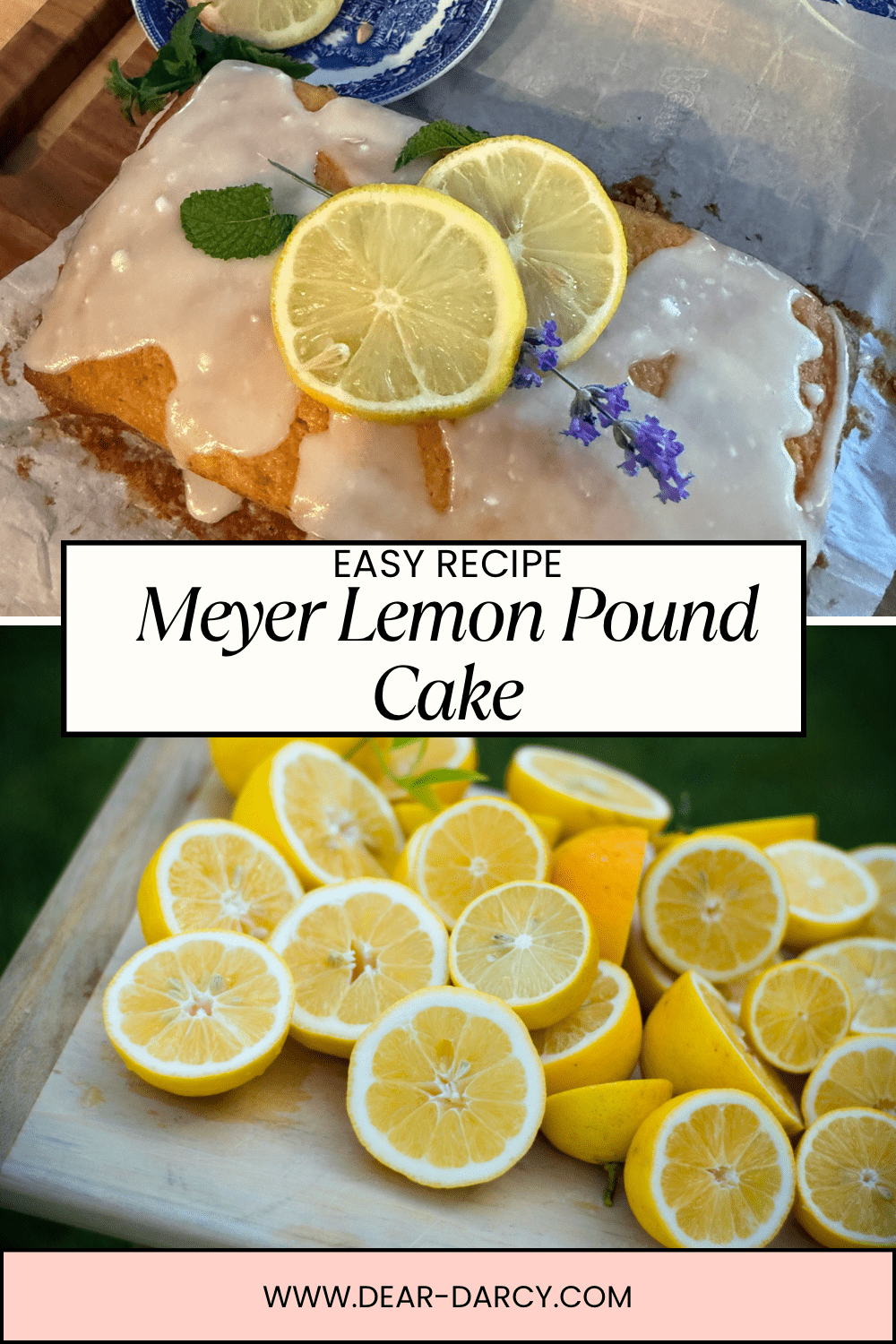 Easy Meyer Lemon Pound Cake Recipe